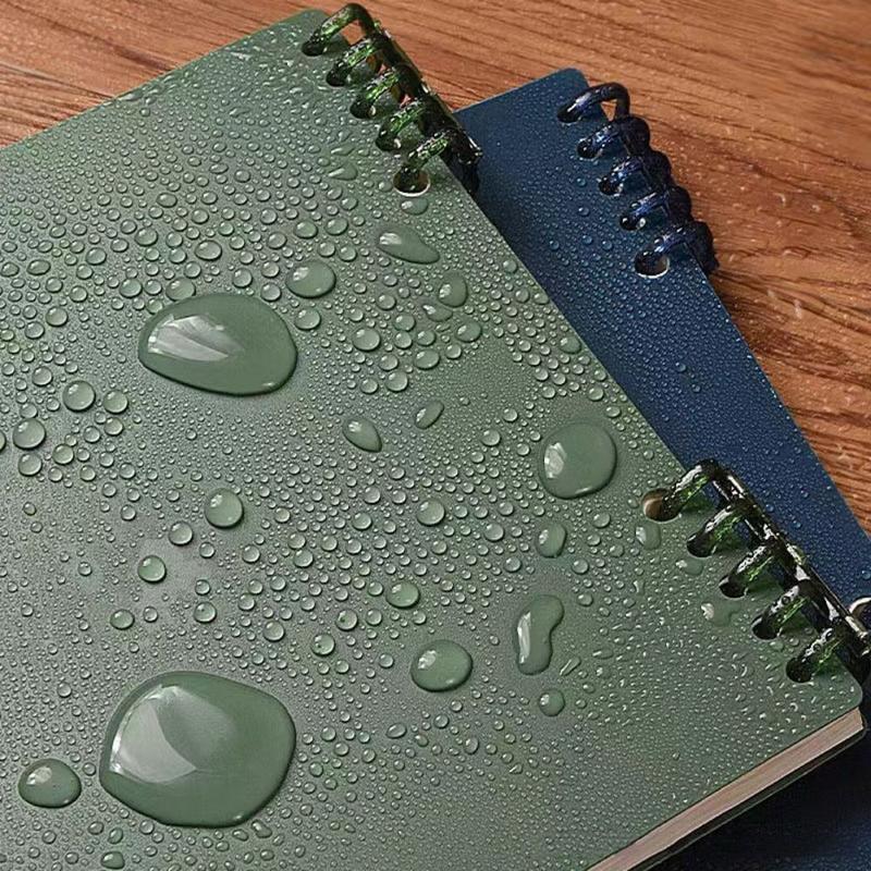 Product Introduction of Trendy Note Pads Loose-leaf Notebook Waterproof Shell Removable Grid Writing Paper Delicate Thick Square Notebook School Supplies 13