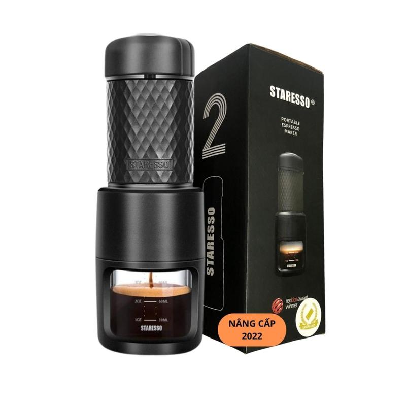 Máy pha cà phê cầm tay mini STARESSO SP-200 pha chế các loại espresso, capuchino Bảo hành 12 tháng
