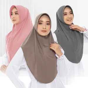 BERGO PET HAMIDAH JERSEY TEBAL UKURAN L MENUTUP DADA | INSTAN PED PINGUIN PREMIUM JILBAB HIJAB WANITA MUSLIM PART 1