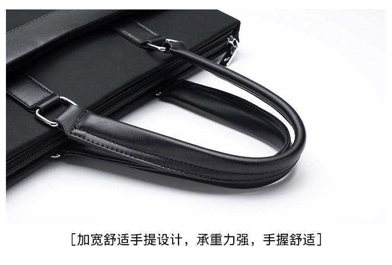 Product Introduction of Handbag Men's Business Casual Oxford Cloth Bag Men's Briefcase Nylon Canvas Men's Bag Shoulder Bag Computer Bag New 16