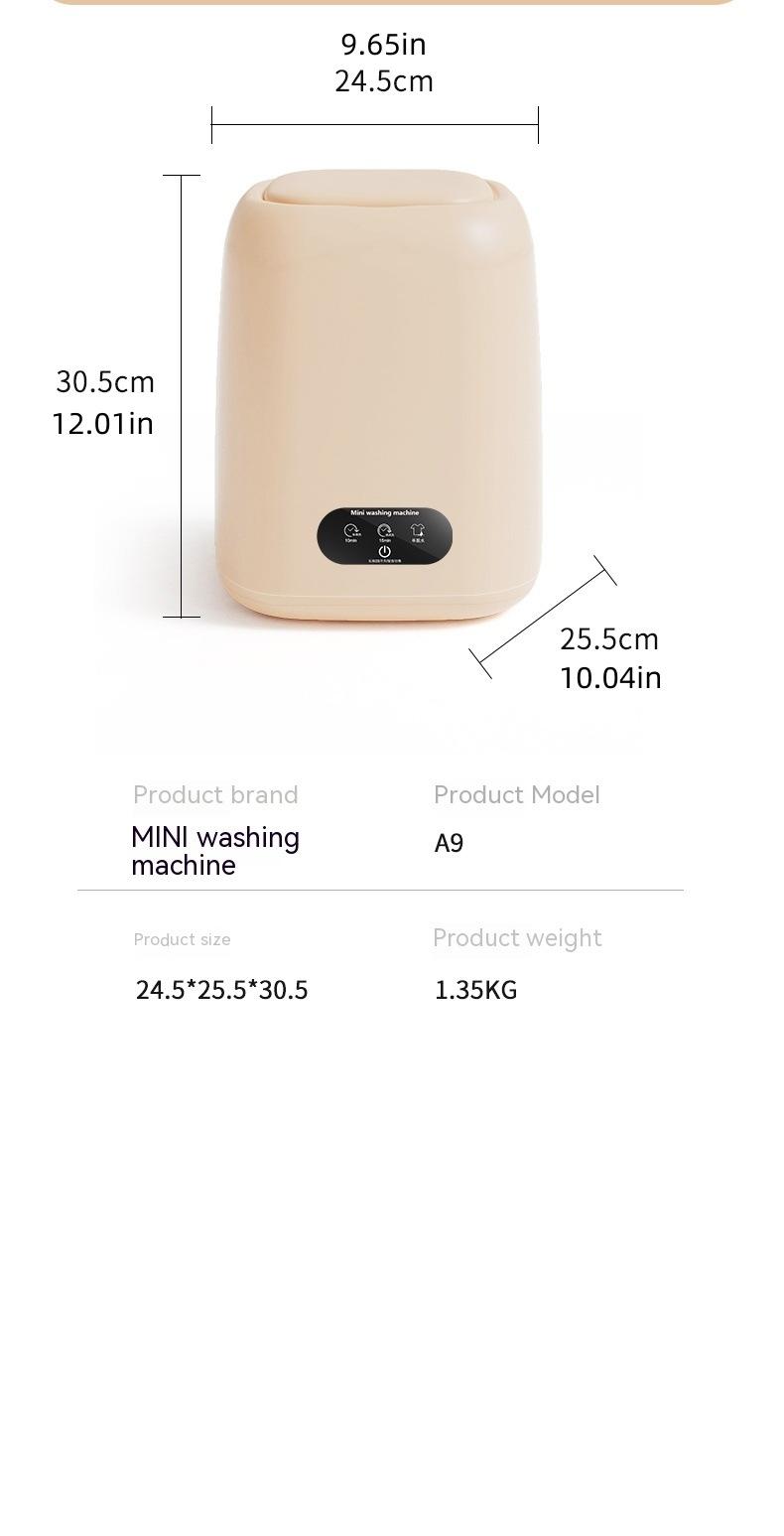 Product Introduction of Baby Mini Washing Machine Ultra-Clean Washing Machine Small Pulsator for Rental Home Large Capacity Wash and Dry Combo 0