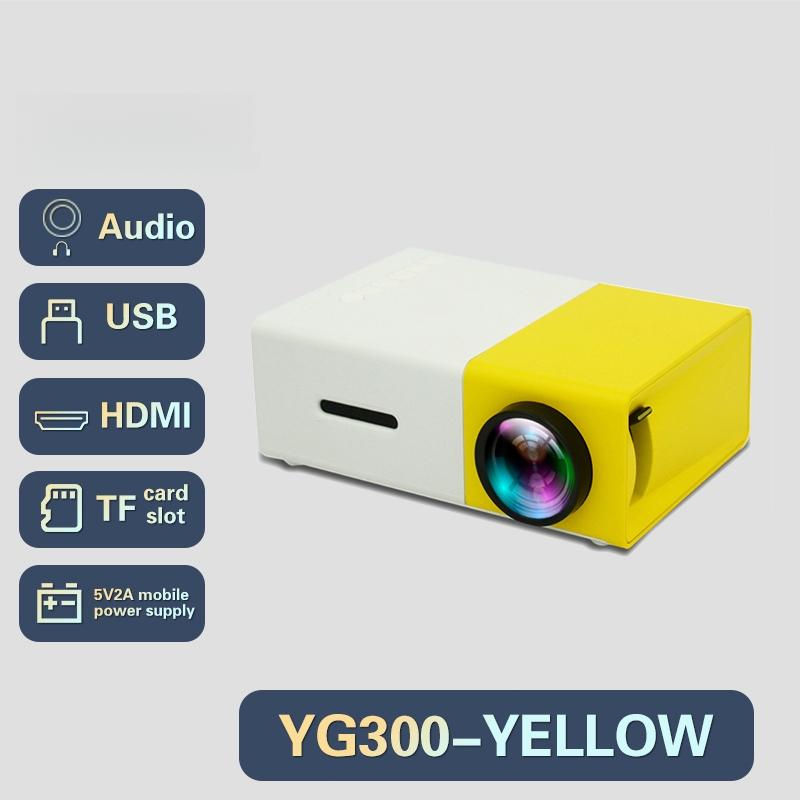 Product Introduction of Mini projector for phone portable small projector home theater projector yg300 HDMI laptop LCD projector 40