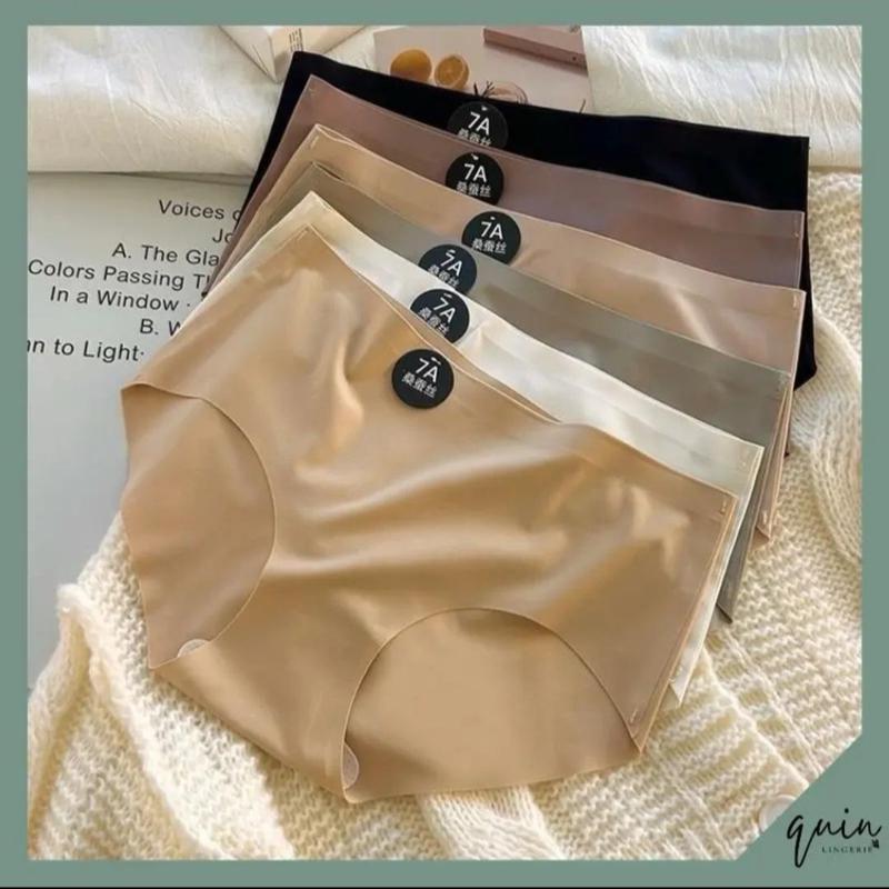 Combo 10 có tách 5 quần Lót Su Trơn Mát lạnh không đường may không lộ viền nữ Women Nữ Nhung