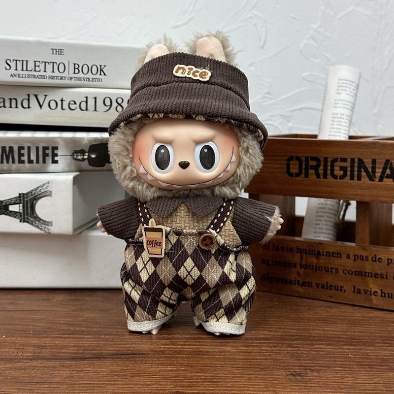 Không bao gồm búp bê Bộ Đồ Nhồi Bông Cho 17CM Labubu V1 V2 Chủ Đề Tiệc Ngồi Siêu Dễ Thương Nhiều Màu Sắc Có Sẵn Không phải búp bê Chỉ Quần Áo