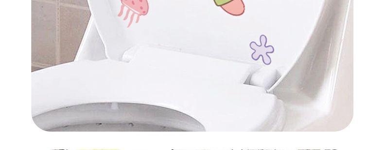 Product Introduction of Miếng Dán Bịt Bồn Cầu, Thiết Kế Hoạt Hình SpongeBob SquarePants, Đồ Trang Trí Cá Tính, Sáng Tạo, Không Thấm Nước, Miếng Dán Tường, Thích Hợp Cho Bồn Cầu Decor Đồng 4
