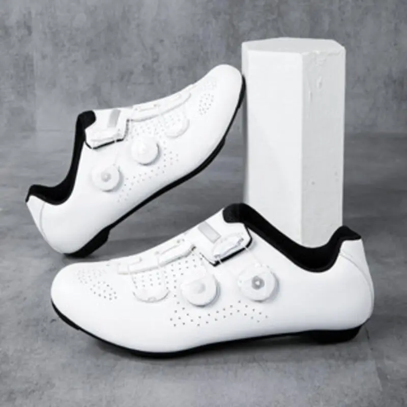 Men Professional Bike Sneakers Non-slip Unisex MTB Bicycle Shoe Flat Cleat Sport Cycg Road Speed Racing Rubber Shoes A5ZN