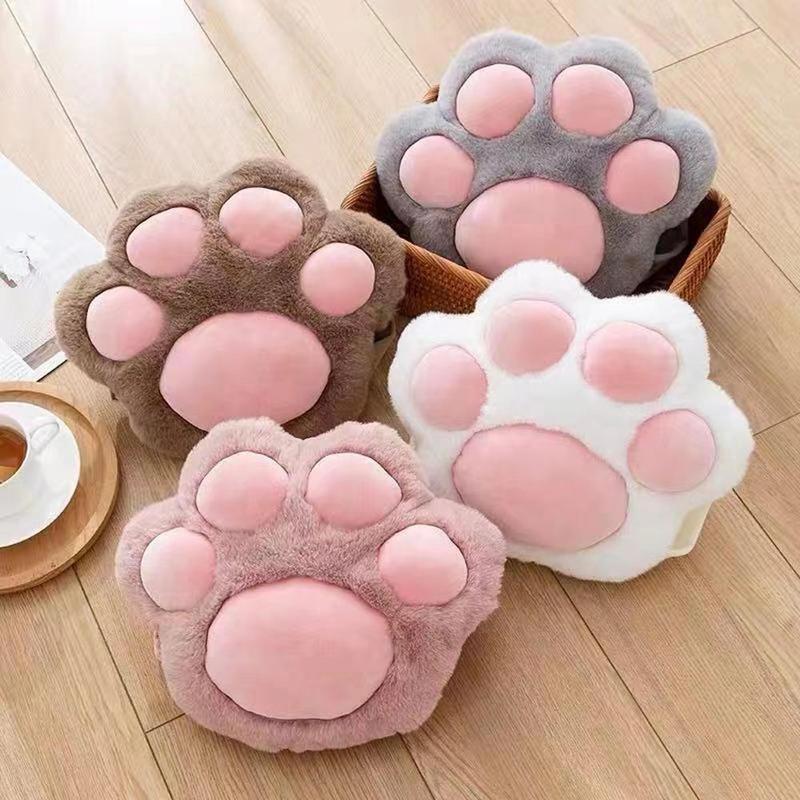 Túi chườm nóng sạc điện tự ngắt hình chân mèo cute, túi sưởi ấm giảm ê buốt, đau nhức chân tay, giảm đau bụng kinh