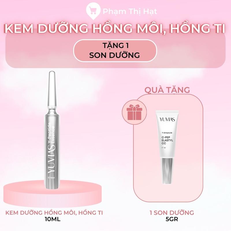  Yuvias tinh chất hổ trợ dưỡng hồng môi,mờ thâm 10ml tặng son dưỡng y-Ampoule 5ml 