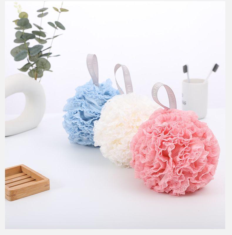 Product Introduction of Large Bath Sponge Ball High-end Non-fraying Super Soft Bath Flower Bath Ball for Men and Women Bubble Bath Artifact 21