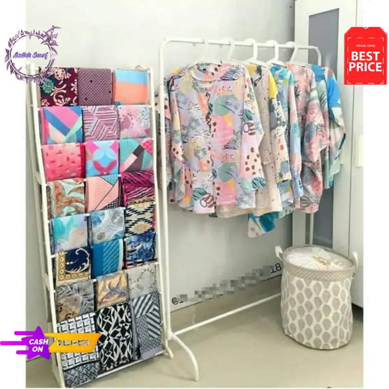 Rak Kerudung Serbaguna Rak HIjab Rak Mukena Gantungan Mukena Rak Sejadah 0