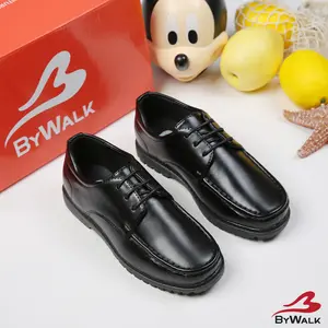 BYWALK LUFFY2 Sepatu Pantofel Formal Anak Docmart Shoes Pesta Hitam