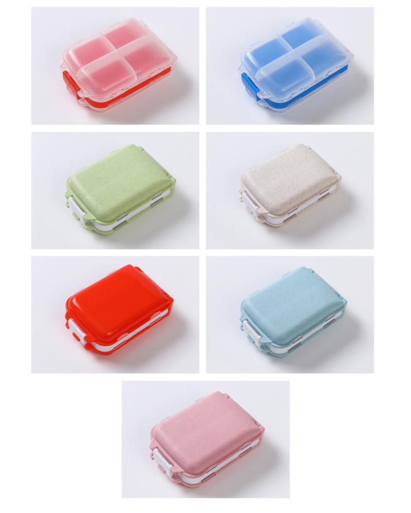 Product Introduction of Pill Box 3 Layers 8 Grids Medicine Organizer Storage Box Portable Travel Pill Case Drug Dispenser Container 5