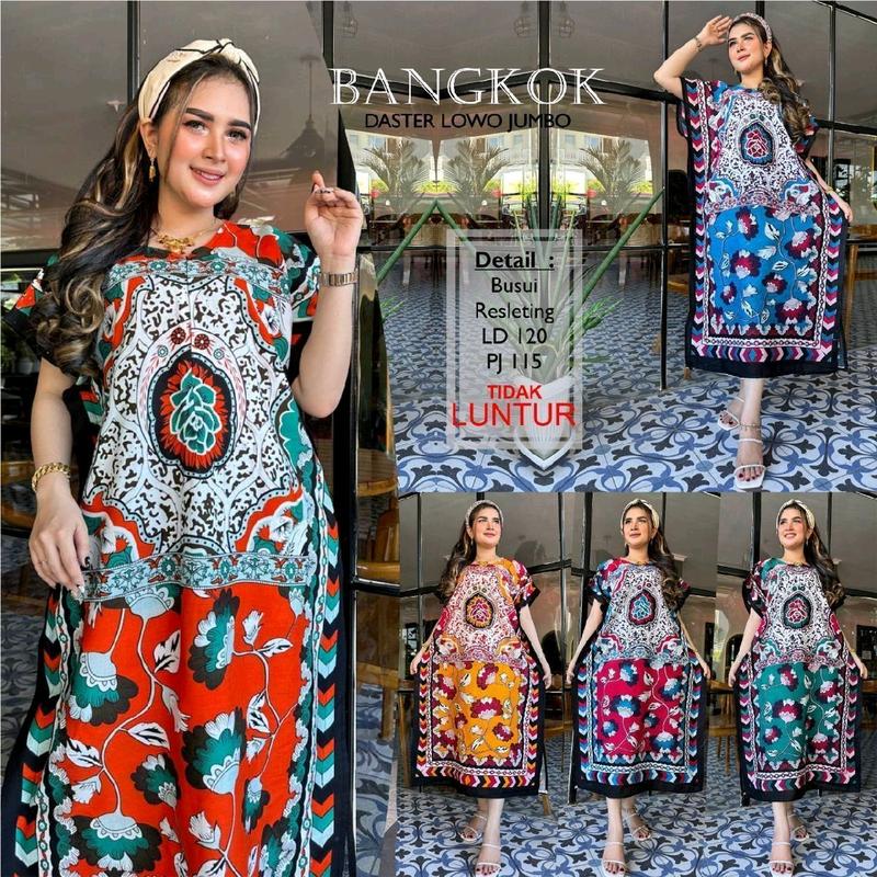 Daster Lowo Jumbo Busui Resleting Toraja Rayon Bumil Wanita Tidur 4