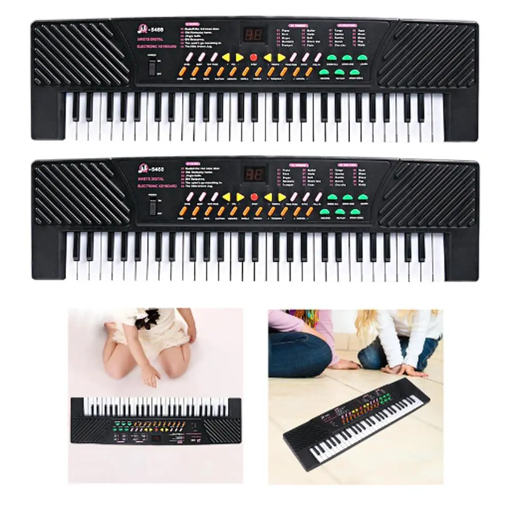 54 Keys Electronic Piano for Kids, Educational Toy, Music Instrument, Music Keyboard Piano Toy for Birthday Gifts Beginner