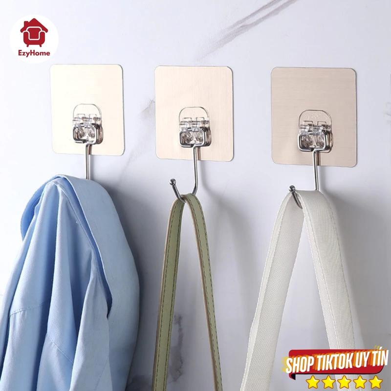 Product Introduction of COMBO 50 Móc Dán Tường Siêu Chắc - Móc Treo Đồ INOX Không Gỉ, Chịu Lực Tốt - Tiện Lợi, Dễ Dán 8