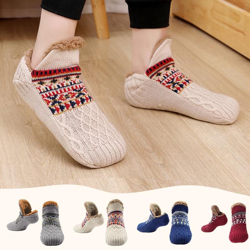 Product Introduction of Vớ Dệt Kim, Phong Cách Mùa Đông, Dành Cho Nam Giới, Dày Và Ấm, Thích Hợp Cho Gia Đình Và Phòng Ngủ, Vớ Đi Trong Nhà, Vớ Giữ Ấm Chân Chống Trượt, Thảm Đi Xe Hơi, Vớ Tuyết 21