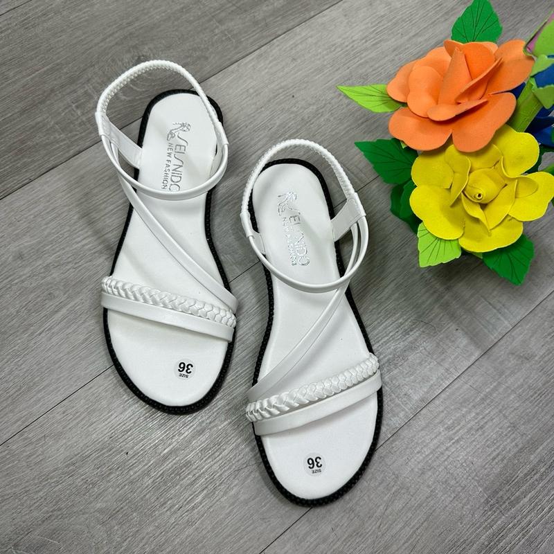 Combo 2 Đôi Giày Sandal Dây Bính Chéo Đế Cao 2cm - Nữ - Shoes