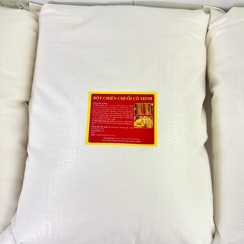 Bột chiên cho chiên khoai và chuối Cô Minh 10kg - Giá sỉ-KHÔNG MÈ