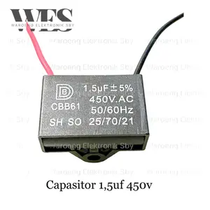 KAPASITOR CAPASITOR 1,5UF 450VAC KOTAK HITAM