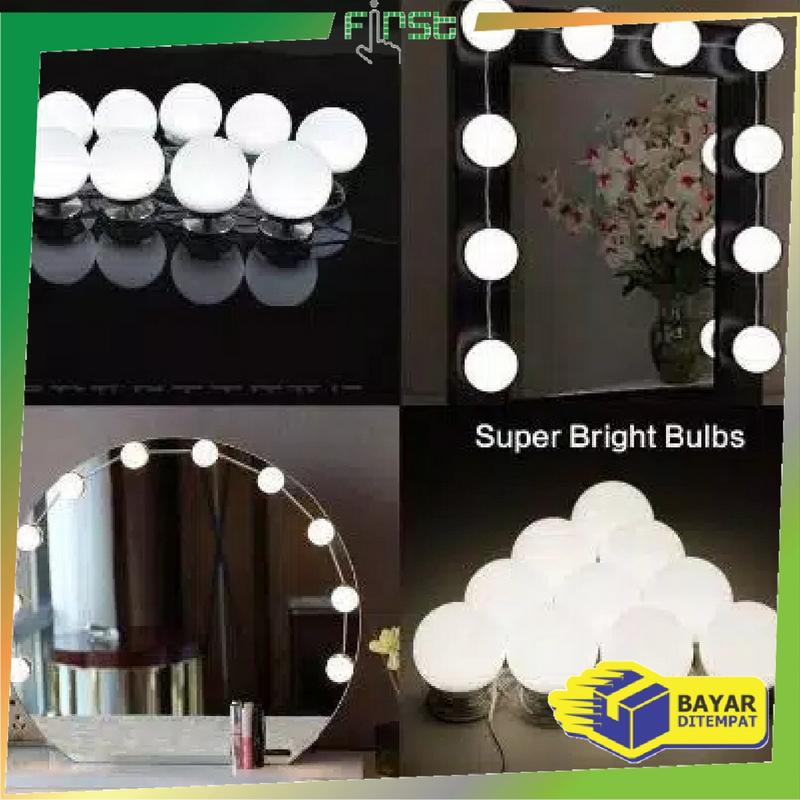 Product Introduction of FH K2 Lampu Meja Rias Dandan Kaca Va nity Cahaya Cermin ( 10 Bohlam ) 31