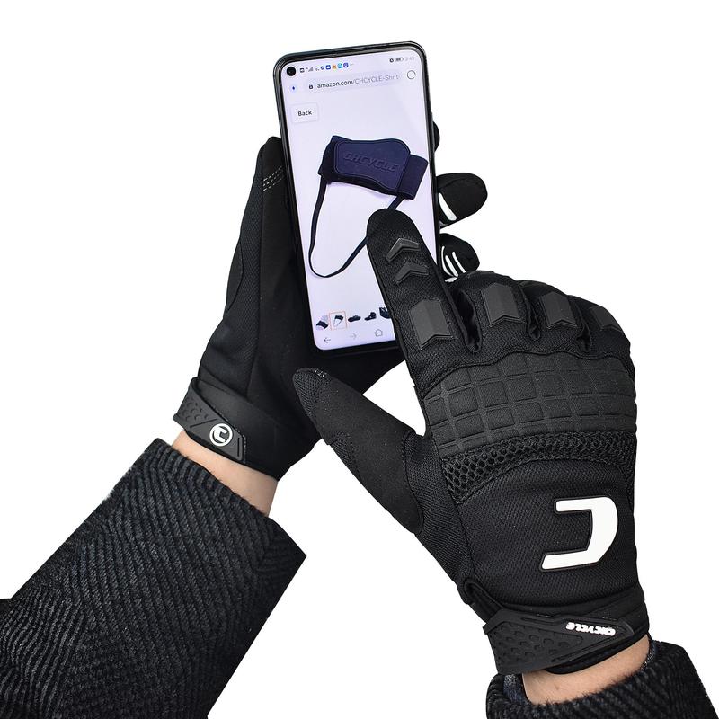 1 Pair Comfortable Motorcycle & ATV & Mountain Bike Gloves, Non-slip Protective Riding Gloves, Touch-screen Gloves for Winter, BMX Protective Gloves 1