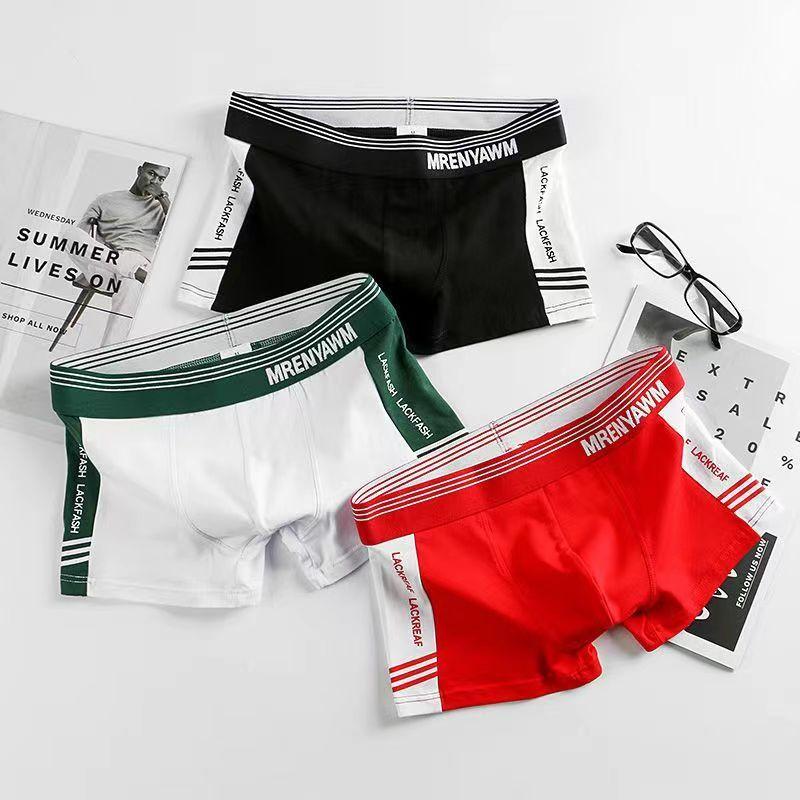 Quần Lót Boxer Nam, Phong Cách Thể Thao, Cạp Thường, Thích Hợp Cho Bé Trai Lớn Và Học Sinh, Cá Tính, Đơn Giản Và Thời Trang, Thiết Kế Bốn Góc, Hợp Xu hướng 5