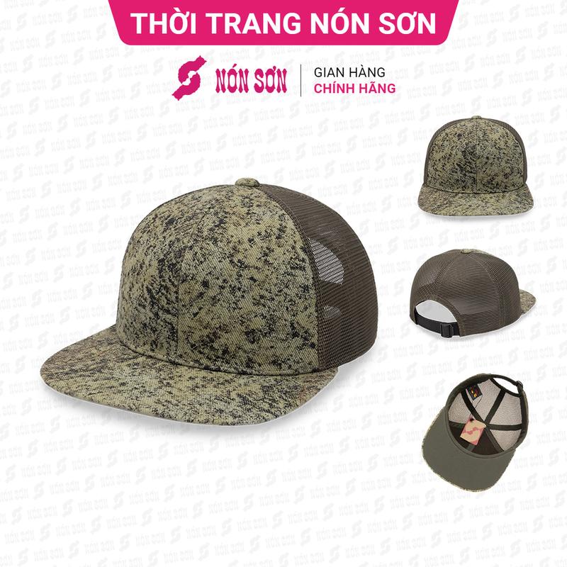 Mũ snapback hiphop NÓN SƠN hoa văn ngẫu nhiên MC210HK-XR1HV