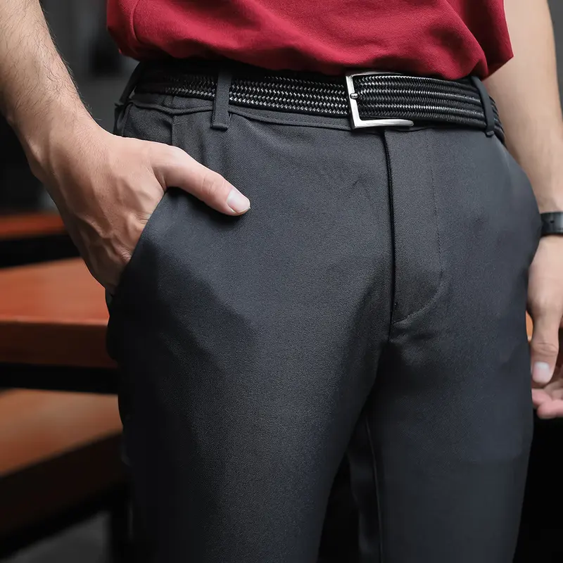 HSRM Dapper Ankle Pants Dark Grey | Celana Kerja Formal Ankle Pria Slimfit 3