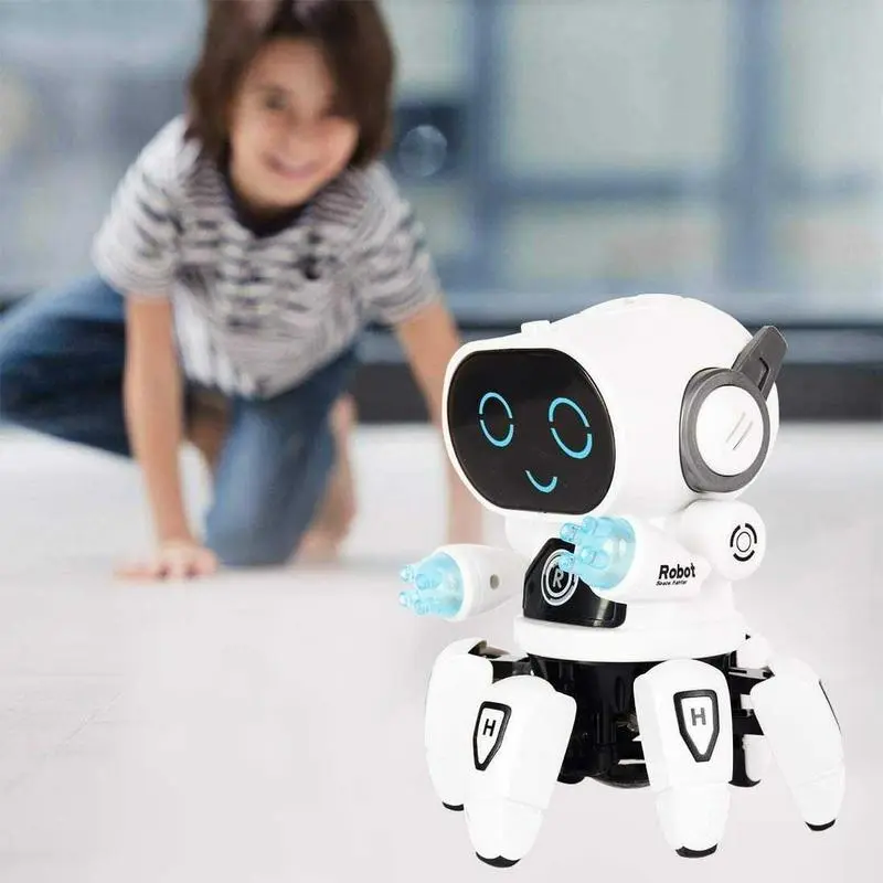 COD Mainan Robot Anak Hadiah Ulang Tahun Robot Pintar Menari untuk Mainan Anak-anak Cowok Cewek Bergerak Lampu Control Remote Toys 1