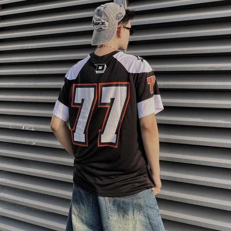 OF41 Áo Thun Local Brand OUFITI Áo Thể Thao Nam Nữ Unisex Form Rộng Chất Cotton Menswear Top Sport Tập Thể Dục Tập Gym Cổ Tròn 2