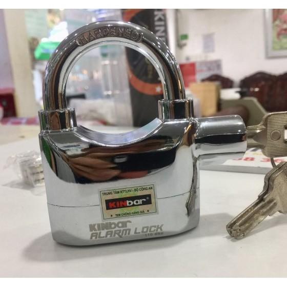 Ổ Khóa Cửa Báo Động Chống Trộm KINBAR INOX Có Tem Chống Giả Cao Cấp