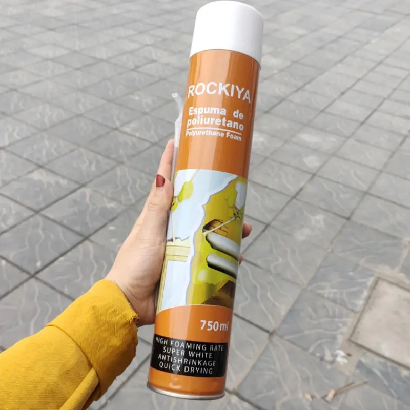 Keo bọt nở siêu dính 750ml - Bình xịt bọt nở trang trí, sửa chữa tạo thẩm mỹ đẹp ( Hàng chính hãng) 1
