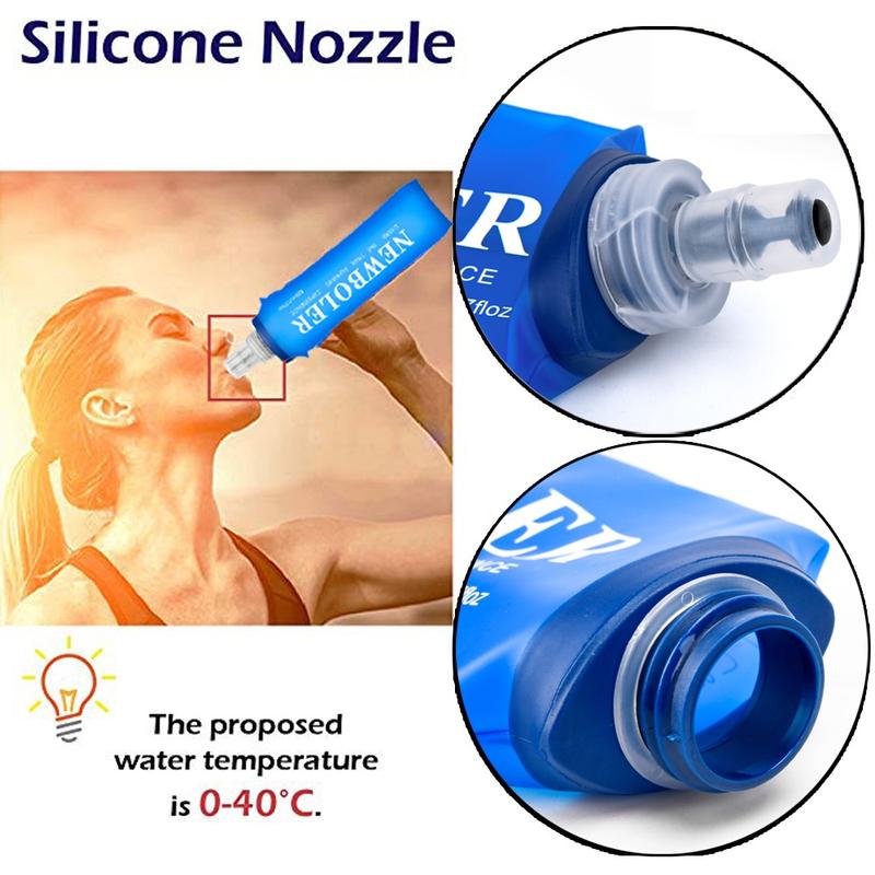 Thang Nước, NEWBOLER, Có Sẵn 1L / 1.5 / 2L / 3L, Bình Nước Mềm Có Thể Gập Lại 500ml, Túi Nước Chạy Bộ, Thích Hợp Để Đi Bộ Đường Dài Và Đạp Xe, Ba Lô 8