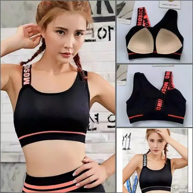 Sport Bra Olahraga Murah BH Kop Tanpa Kawat Wsm 8008 Nyaman Busa