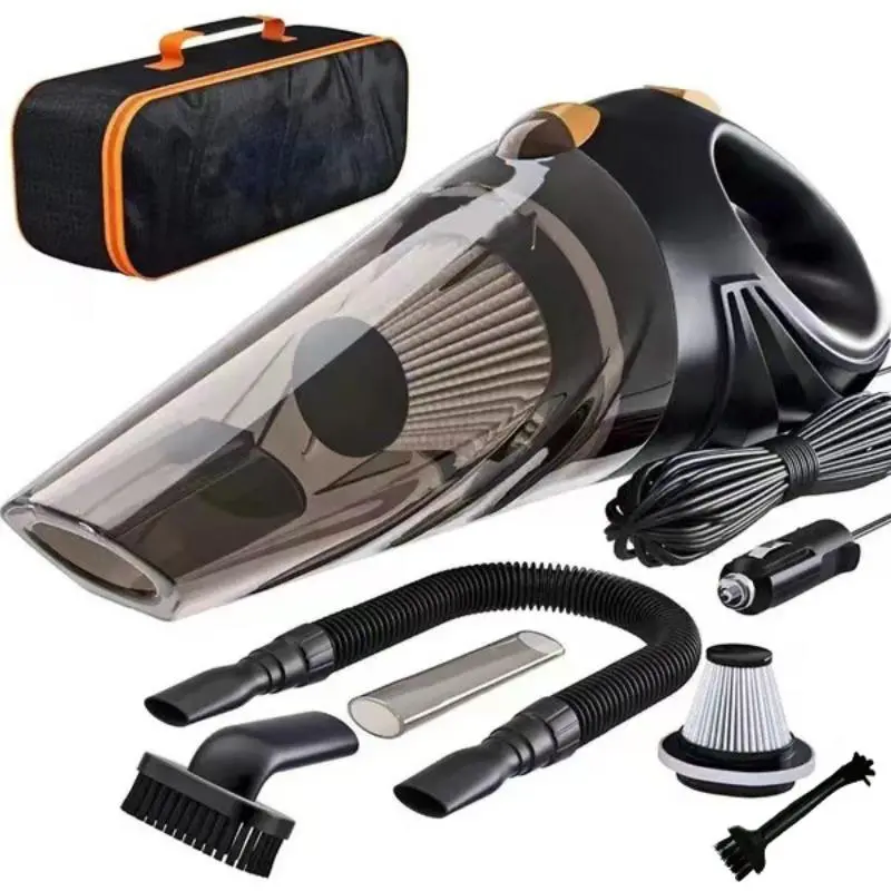 Vehicle Mounted Car Vacuum Cleaner Hoover, 1 Set Car Handheld Small Vacuum Cleaner with High Suction Power, Car Cleaning Tool, Automobile Carpet Cleaner 0
