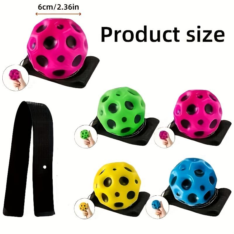 Product Introduction of Bóng Giải Tỏa Căng Thẳng Cổ Tay Mini, 1 Cái, Có Dây Đeo Cổ Tay, Tay Cầm Thoải Mái, Được Làm Bằng Chất Liệu TPR Bền, Thiết Kế Không Gian Và Mặt Trăng, Hoàn Hảo Cho Hoạt Động Ngoài Trời, Tập Thể Dục Và Thư Giãn, Không Cần Điện 3