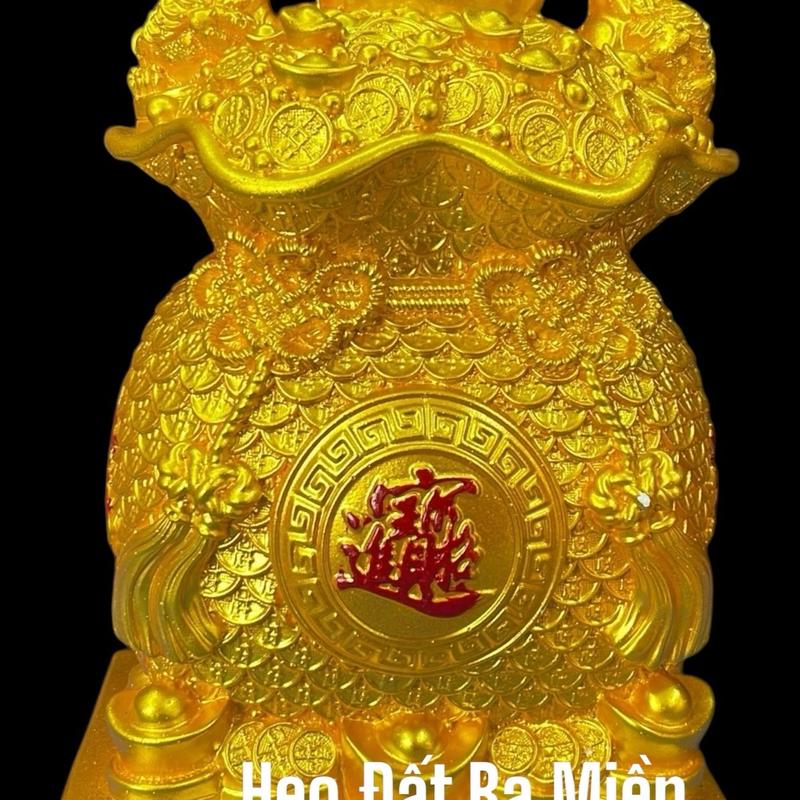 Ống tiết kiệm hình Túi Vàng 2 mặt lớn (mã 2) 30x20cm - Ống Heo, Đựng Tiền hủ lợn tiết kiệm đất 71 đấttiếtkiệm