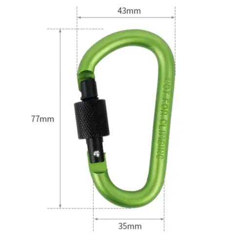 Gantungan Carabiner Aluminium Quickdraw 1