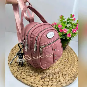 Tas Ransel 3in1  wanita daimond 01 uk 18x16cm Ransel Kulit Backpack
