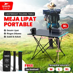 Speeds Lightweight Folding Table Meja Lipat Camping Portable Outdoor 031-58