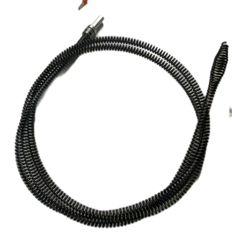 Thông tắc vệ sinh, dây thông cống lò xo, tiện dụng và được việc, dây phi 10mm  + 1 đầu kết nối khoan