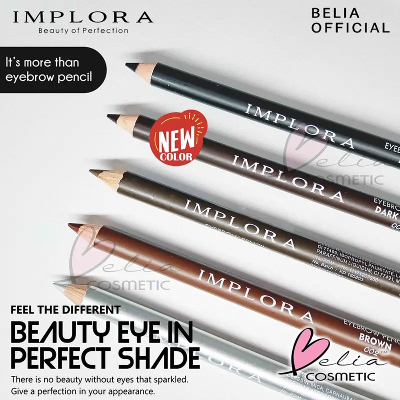 Implora (BPOM) Pensil Alis 2.5 gram ( soft eyebrow pencil ) 4