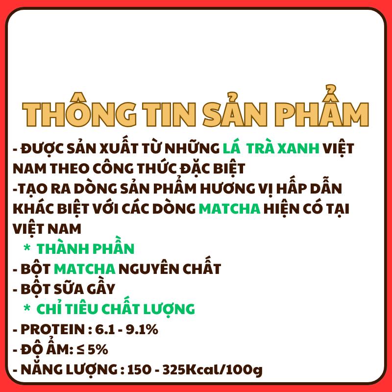 Product Introduction of BỘT MATCHA 3IN1 LOẠI HẢO HẠNG ĐẬM VI TRÀ THƠM VỊ SỮA GÓI 250GR LON 220GR 500GR matcha  powders   matcha 9