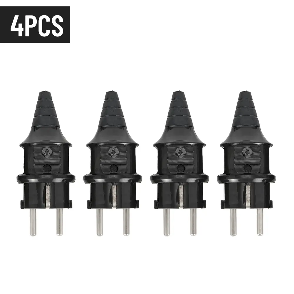 Adequate Protection Set of Four Waterproof Electrical Connectors for Machines