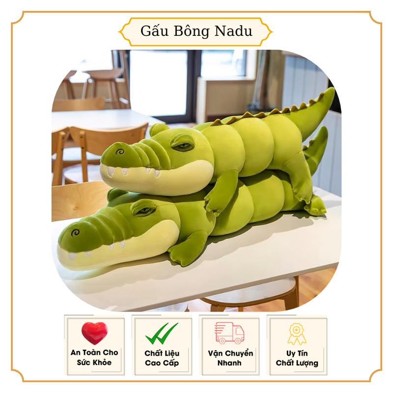 Thú nhồi bông cá sấu - gối ôm cá sấu đáng yêu Thú Bông Toy Đồ Chơi