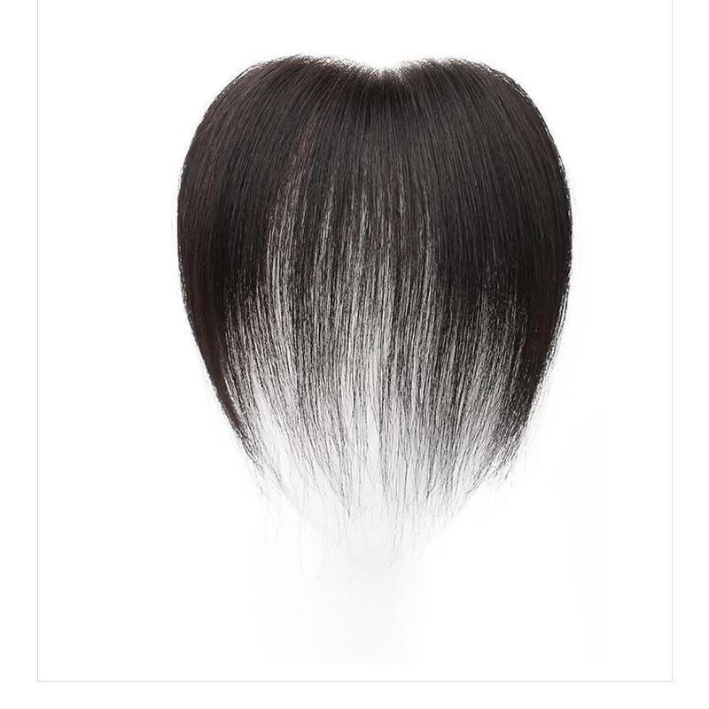 Hairline Fake Hair Patch For Men And Women Invisible Forehead Hairline Fake Bangs Bio-scalp Real Hair Stickers Wig Piece 7