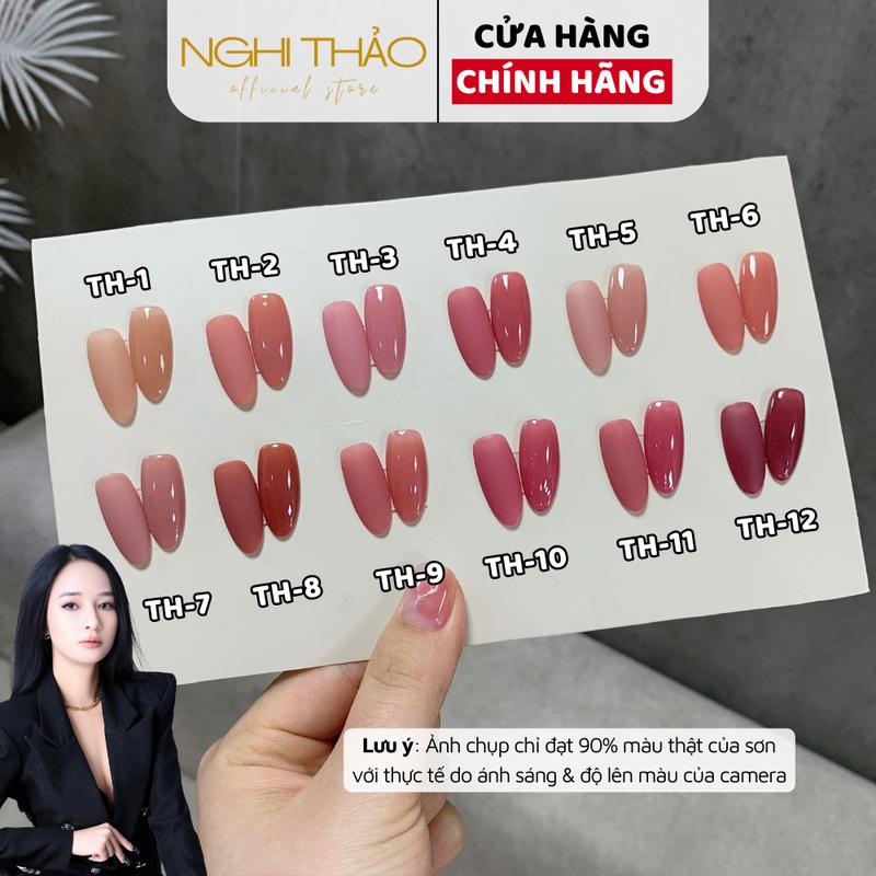 Sơn gel thạch đục hồng lẻ màu RAMYLA