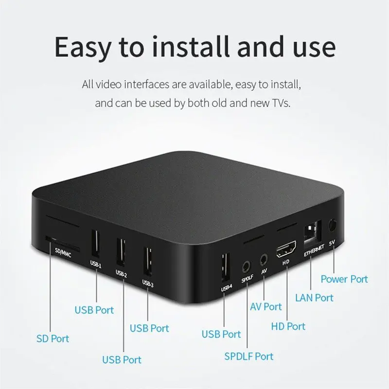 TV Box Android 13.1 MXQ Pro 5G 16G+512G / Smart TV 4K Ultra HD MXQ PRO 4K 5G 7