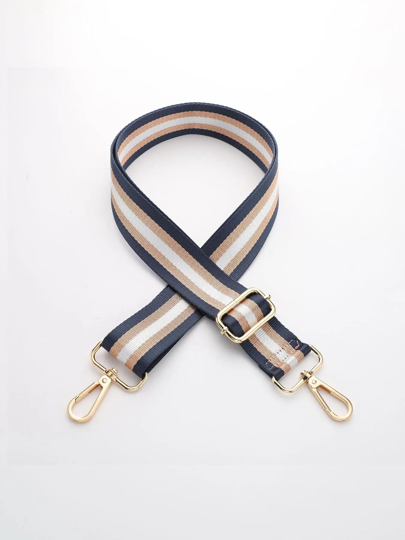 Striped Pattern Bag Strap, Fashionable Colorblock Bag Strap, Bag Accessories for Women & Men, Casual Trendy Versatile High-quality Daily Bag Strap