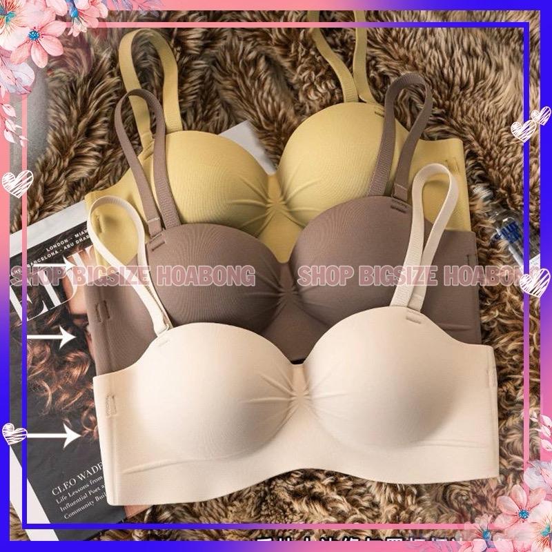 [A22] Áo lót su non cúp ngang quây không dây chống tụt nâng 1cm không gọng nâng v1 tạo khe mềm mại êm ái Women Nữ